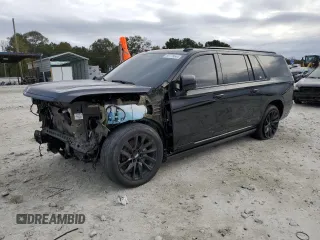 2022 Cadillac Escalade ESV Sport Platinum with VIN 1GYS4RKL5NR333865, listed as a Copart auction lot 80776844 with 71,297 mi miles and Salvage title. Bid and sale history available at DreamBid. Image 1.