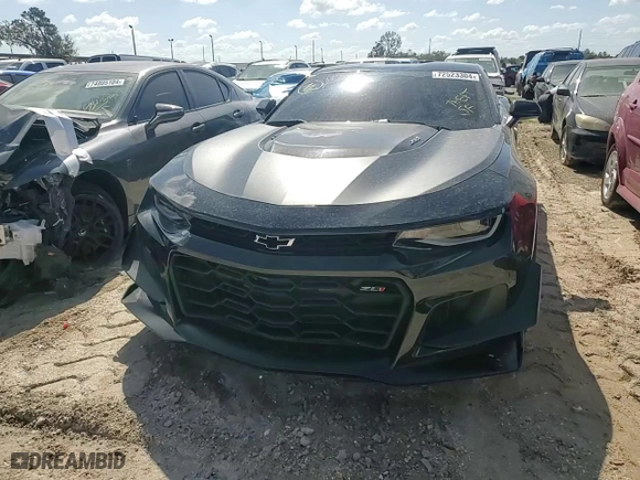 2022 Chevrolet Camaro ZL1 with VIN 1G1FK1R63N0133210, listed as a Copart auction lot 72523304 with 13,356 mi miles and Salvage Title. Bid and sale history available at carsss.com. Image 11.