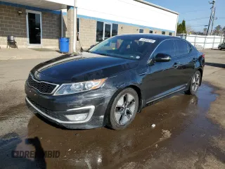 2012 Kia Optima Hybrid with VIN KNAGM4AD7C5024862, listed as a Copart auction lot 53484245 with 132,583 mi miles and Salvage Title. Bid and sale history available at carsss.com. Image 1.