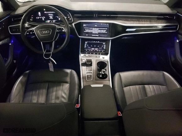2024 Audi A6 Sedan Premium Plus with VIN WAUE3BF28RN028997, listed as a Copart auction lot 44252165 with 33,994 mi miles and Clean Title. Bid and sale history available at carsss.com. Image 8.