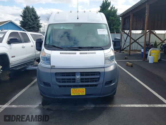 2017 Ram ProMaster Cargo with VIN 3C6URVHG7HE528120, listed as a IAAI auction lot 41934076 with 153,144 mi miles and . Bid and sale history available at DreamBid. Image 12.