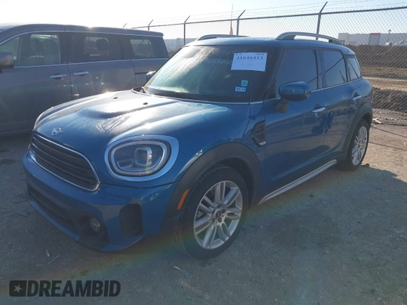 2022 MINI Countryman Oxford Edition with VIN WMZ23BR01N3N71629, listed as a IAAI auction lot 41646413 with 69,049 mi miles and . Bid and sale history available at DreamBid. Image 2.