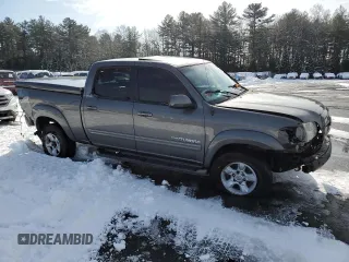 2006 Toyota Tundra Limited with VIN 5TBDT48196S504994, listed as a Copart auction lot 43043385 with 194,549 mi miles and Salvage Title. Bid and sale history available at DreamBid. Image 4.
