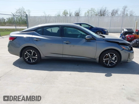2024 Nissan Sentra SV with VIN 3N1AB8CV3RY348143, listed as a IAAI auction lot 41860747 with 2,270 mi miles and . Bid and sale history available at DreamBid. Image 13.