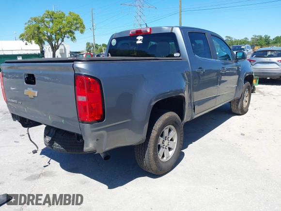 2020 Chevrolet Colorado 2WD Work Truck z VIN 1GCGSBEN5L1119170, wystawiony jako IAAI lot #41865912 z przebiegiem 99 896 mil mil oraz . Historia ofert i sprzedaży dostępna na DreamBid. Obrazek 4.