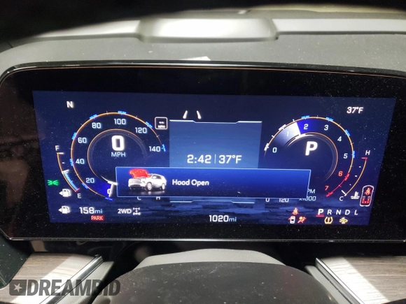 2025 Chevrolet Tahoe Z71 with VIN 1GNS6PRD8SR137179, listed as a Copart auction lot 43597705 with 1,020 mi miles and Salvage title. Bid and sale history available at DreamBid. Image 9.