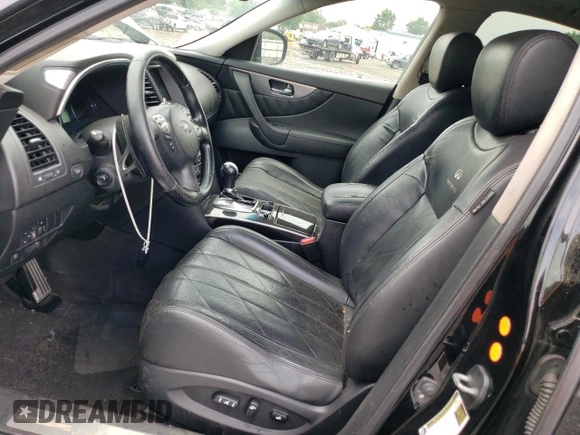 2009 Infiniti FX35 with VIN JNRAS18W59M156067, listed as a Copart auction lot 50407644 with 247,423 mi miles and Salvage Title. Bid and sale history available at carsss.com. Image 7.