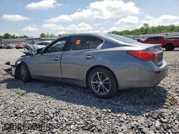 2017 Infiniti Q50 Signature Edition with VIN JN1EV7AP6HM741126, listed as a Copart auction lot 56382825 with 158,579 mi miles and Salvage title. Bid and sale history available at DreamBid. Image 2.