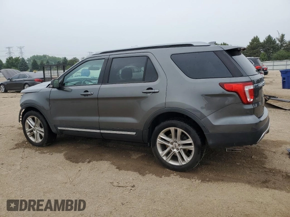 2017 Ford Explorer XLT z VIN 1FM5K8D80HGB51952, wystawiony jako Copart lot #60951985 z przebiegiem 80 198 mil mil oraz Szkoda całkowita • Salvage title. Historia ofert i sprzedaży dostępna na DreamBid. Obrazek 2.