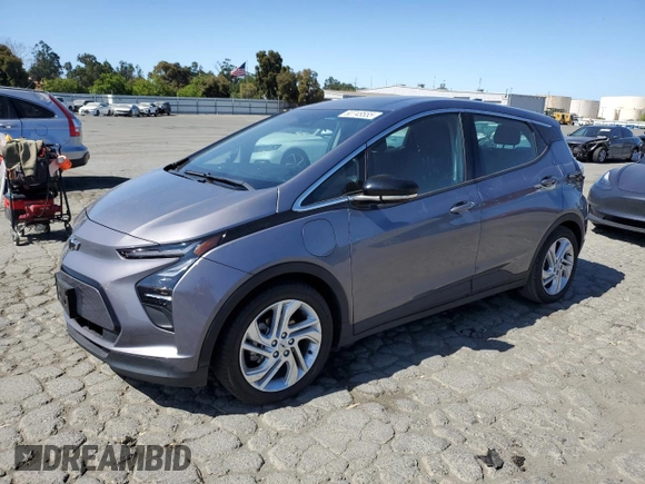2023 Chevrolet Bolt EV 1LT with VIN 1G1FW6S05P4115360, listed as a Copart auction lot 60748555 with 69,678 mi miles and Salvage title. Bid and sale history available at DreamBid. Image 1.