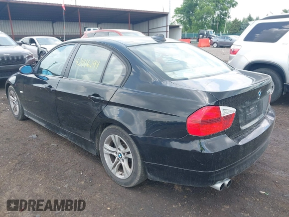 2008 BMW 3 Series 328i with VIN WBAVA37538NL49008, listed as a IAAI auction lot 42446294 with 160,645 mi miles and . Bid and sale history available at DreamBid. Image 3.