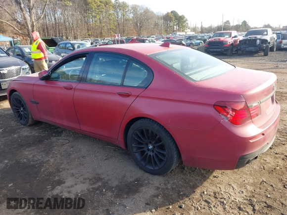 2014 BMW 7 Series 750i xDrive with VIN WBAYB6C55ED224496, listed as a IAAI auction lot 41471012 with 131,851 mi miles. Bid and sale history available at carsss.com. Image 14.