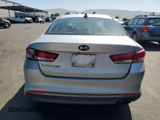2017 Kia Optima LX with VIN 5XXGT4L38HG148801, listed as a Copart auction lot 59419655 with 57,092 mi miles and Salvage title. Bid and sale history available at DreamBid. Image 6.