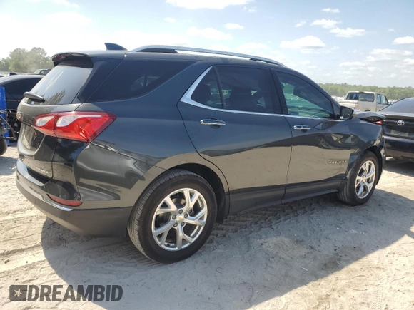 2020 Chevrolet Equinox Premier z VIN 2GNAXNEV4L6273835, wystawiony jako Copart lot #54665305 z przebiegiem 45 313 mil mil oraz Nie do naprawy • Non repairable. Historia ofert i sprzedaży dostępna na DreamBid. Obrazek 3.