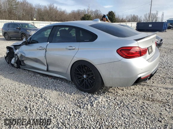 2019 BMW 4 Series 440i with VIN WBA4J5C52KBM66147, listed as a Copart auction lot 47251035 with 59,097 mi miles and Salvage title. Bid and sale history available at DreamBid. Image 2.