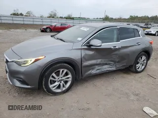2018 Infiniti QX30 Premium with VIN SJKCH5CP6JA060448, listed as a Copart auction lot 83436754 with 97,684 mi miles and Salvage title. Bid and sale history available at DreamBid. Image 1.