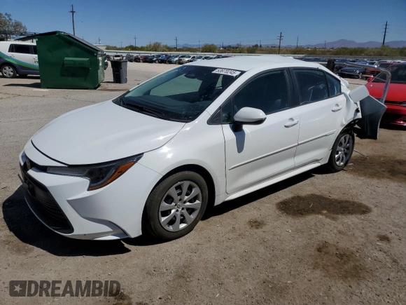 2023 Toyota Corolla LE z VIN 5YFB4MDE7PP036567, wystawiony jako Copart lot #53970245 z przebiegiem 30 007 mil mil oraz Szkoda całkowita • Salvage title. Historia ofert i sprzedaży dostępna na DreamBid. Obrazek 1.