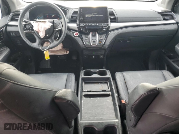 2023 Honda Odyssey Touring с VIN 5FNRL6H82PB004008, выставлен на аукционе Copart как лот 55772415 с пробегом 36 936 миль миль и Списание • Salvage title. История ставок и продаж доступна на DreamBid. Изображение 8.
