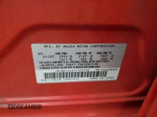 2007 Mazda 3 S Sport with VIN JM1BK144X71707732, listed as a Copart auction lot 68311174 with Not Provided miles and Salvage Title. Bid and sale history available at DreamBid. Image 12.