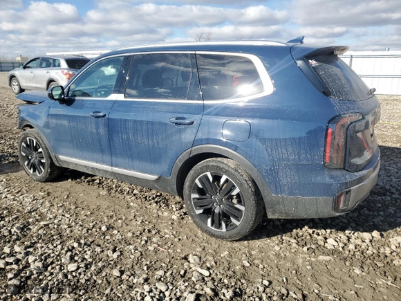 2023 Kia Telluride SX Prestige X-Line with VIN 5XYP5DGC9PG341456, listed as a Copart auction lot 43687805 with 16,921 mi miles and Salvage Title. Bid and sale history available at carsss.com. Image 2.