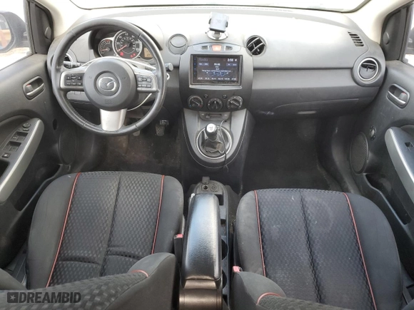 2012 Mazda Mazda2 Touring with VIN JM1DE1LY2C0135317, listed as a Copart auction lot 89382995 with 158,547 mi miles and Salvage Title. Bid and sale history available at carsss.com. Image 8.