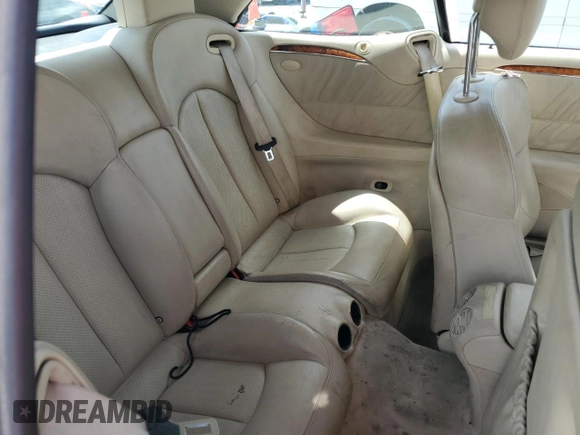 2004 Mercedes-Benz CLK Cabriolet 3.2L with VIN WDBTK65G84T029278, listed as a Copart auction lot 50312065 with 92,833 mi miles and Salvage Title. Bid and sale history available at carsss.com. Image 10.