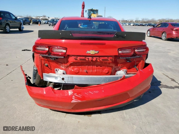 2022 Chevrolet Camaro 1LT with VIN 1G1FB1RX6N0105605, listed as a Copart auction lot 47825805 with 37,913 mi miles and Salvage Title. Bid and sale history available at carsss.com. Image 6.