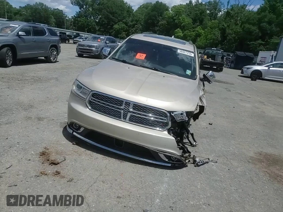 2015 Dodge Durango Citadel with VIN 1C4SDHET0FC873740, listed as a Copart auction lot 56067255 with 131,362 mi miles and Salvage title. Bid and sale history available at DreamBid. Image 15.