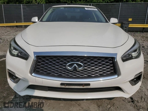 2019 Infiniti Q50 Luxe z VIN JN1EV7AP1KM512411, wystawiony jako Copart lot #59749125 z przebiegiem 83 347 mil mil oraz Szkoda całkowita • Salvage title. Historia ofert i sprzedaży dostępna na DreamBid. Obrazek 5.