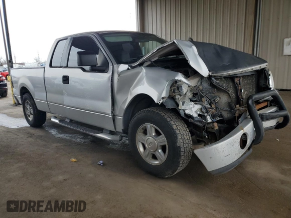 2005 Ford F-150 STX with VIN 1FTRX12W35FA24257, listed as a Copart auction lot 46806645 with 203,772 mi miles and Clean Title. Bid and sale history available at carsss.com. Image 4.