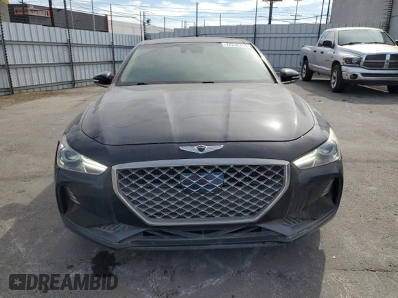 2019 Genesis G70 2.0T Advanced with VIN KMTG34LA6KU027024, listed as a Copart auction lot 78236714 with 29,044 mi miles and Salvage Title. Bid and sale history available at carsss.com. Image 5.
