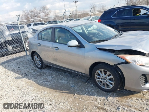 2013 Mazda 3 i SV with VIN JM1BL1TF4D1719757, listed as a IAAI auction lot 41845303 with 134,106 mi miles. Bid and sale history available at carsss.com. Image 13.