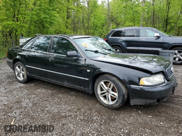 2000 Audi A8 z VIN WAUFL54D6YN009356, wystawiony jako Copart lot #58526965 z przebiegiem Nie podano mil oraz Nie do naprawy • Non repairable. Historia ofert i sprzedaży dostępna na DreamBid. Obrazek 4.