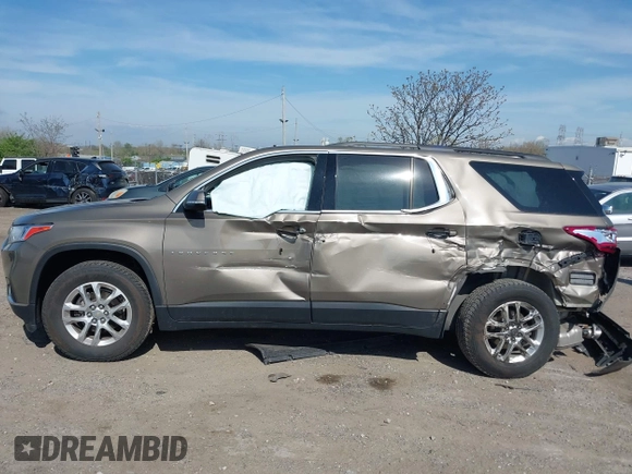2020 Chevrolet Traverse LT Cloth with VIN 1GNERGKW0LJ127696, listed as a IAAI auction lot 42073805 with 60,075 mi miles and . Bid and sale history available at DreamBid. Image 13.