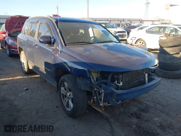 2017 Jeep Compass High Altitude with VIN 1C4NJDEB7HD121570, listed as a IAAI auction lot 41818943 with 149,185 mi miles. Bid and sale history available at carsss.com. Image 1.