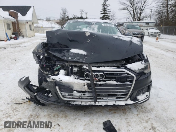 2019 Audi A6 Premium Plus with VIN WAUL2AF26KN090960, listed as a Copart auction lot 42331955 with 0 mi miles and Salvage Title. Bid and sale history available at carsss.com. Image 5.