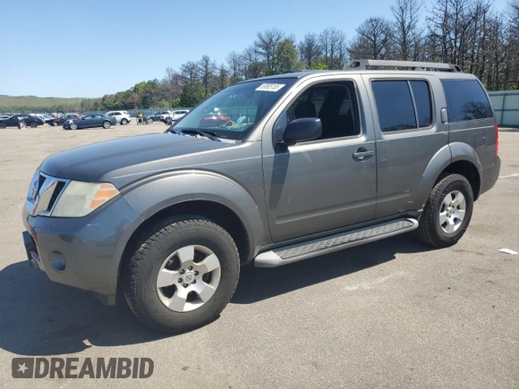2008 Nissan Pathfinder S z VIN 5N1AR18BX8C660266, wystawiony jako Copart lot #59565155 z przebiegiem 107 273 mil mil oraz Czysty tytuł • Clean title. Historia ofert i sprzedaży dostępna na DreamBid. Obrazek 1.