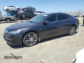 2015 Acura TLX Technology z VIN 19UUB1F56FA002313, wystawiony jako Copart lot #58577155 z przebiegiem 162 073 mil mil oraz Szkoda całkowita • Salvage title. Historia ofert i sprzedaży dostępna na DreamBid. Obrazek 1.