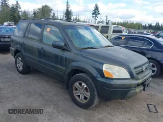 2005 Honda Pilot EX-L with VIN 2HKYF185X5H573585, listed as a IAAI auction lot 42094532 with 1 mi miles. Bid and sale history available at carsss.com. Image 1.