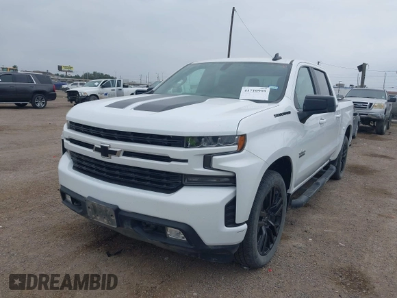 2021 Chevrolet Silverado 1500 RST with VIN 1GCPWDED5MZ415154, listed as a IAAI auction lot 41710995 with 90,097 mi miles. Bid and sale history available at carsss.com. Image 6.
