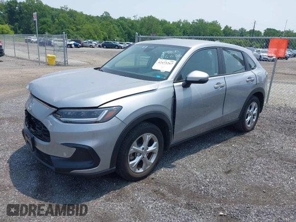 2023 Honda HR-V LX with VIN 3CZRZ1H34PM723904, listed as a IAAI auction lot 42473267 with 18,181 mi miles and . Bid and sale history available at DreamBid. Image 2.