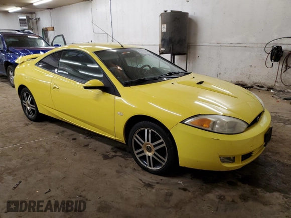 2001 Mercury Cougar z VIN 1ZWFT61L015617389, wystawiony jako Copart lot #61032025 z przebiegiem 130 581 mil mil oraz Czysty tytuł • Clean title. Historia ofert i sprzedaży dostępna na DreamBid. Obrazek 4.