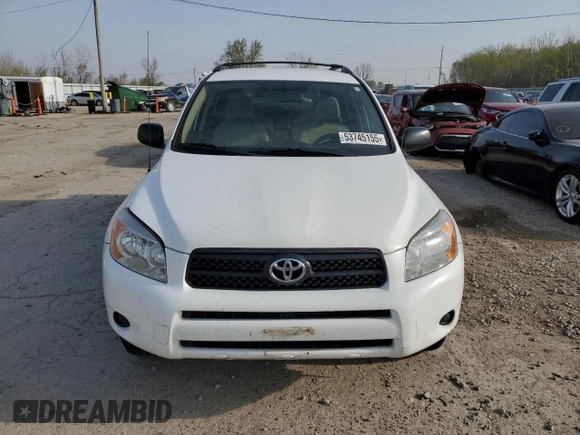 2006 Toyota RAV4 with VIN JTMBD33V866008018, listed as a Copart auction lot 53745155 with 162,070 mi miles and Clean Title. Bid and sale history available at carsss.com. Image 5.