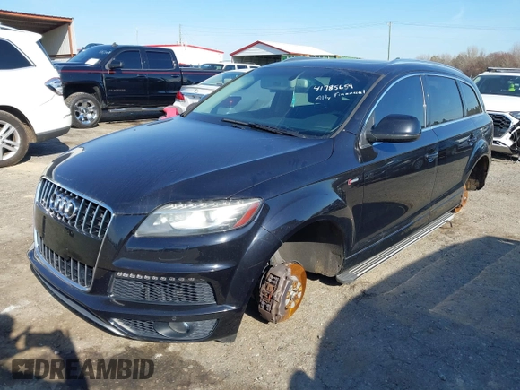 2015 Audi Q7 S line Prestige с VIN WA1DGAFE8FD023141, выставлен на аукционе IAAI как лот 41785659 с пробегом 137 342 миль миль и . История ставок и продаж доступна на DreamBid. Изображение 2.