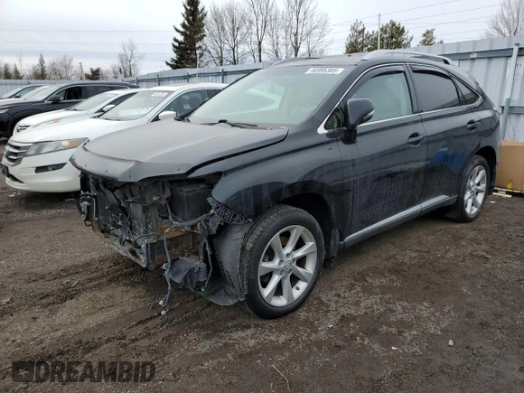 2010 Lexus RX 350 with VIN 2T2BK1BA5AC058607, listed as a Copart auction lot 46995305 with Not Provided miles and Salvage Title. Bid and sale history available at DreamBid. Image 1.