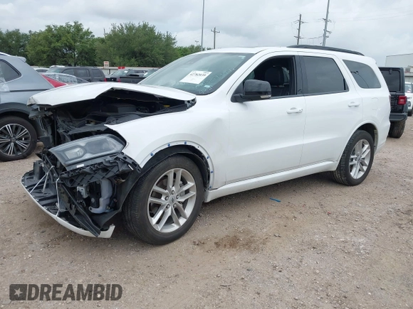 2024 Dodge Durango GT Plus with VIN 1C4RDHDG1RC134321, listed as a IAAI auction lot 42782039 with Not provided miles and . Bid and sale history available at DreamBid. Image 2.