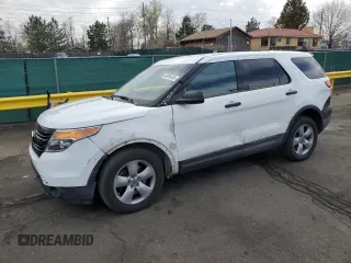 2014 Ford Utility Police Interceptor with VIN 1FM5K8ARXEGC51517, listed as a Copart auction lot 53895455 with 180,233 mi miles and Clean Title. Bid and sale history available at carsss.com. Image 1.