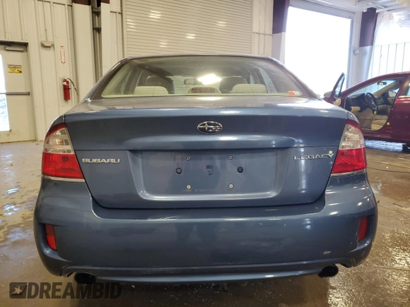 2008 Subaru Legacy with VIN 4S3BL616286200991, listed as a Copart auction lot 82695274 with Not provided miles and Non repairable. Bid and sale history available at DreamBid. Image 6.