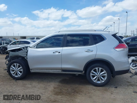 2016 Nissan Rogue S with VIN KNMAT2MT7GP595135, listed as a IAAI auction lot 41807286 with 103,576 mi miles and . Bid and sale history available at DreamBid. Image 15.