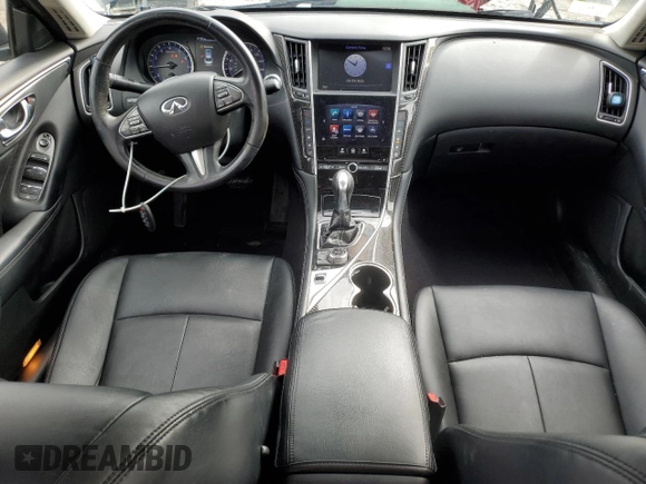 2016 Infiniti Q50 2.0t Premium with VIN JN1CV7AR3GM252089, listed as a Copart auction lot 86515724 with 232,182 mi miles and Salvage Title. Bid and sale history available at carsss.com. Image 8.